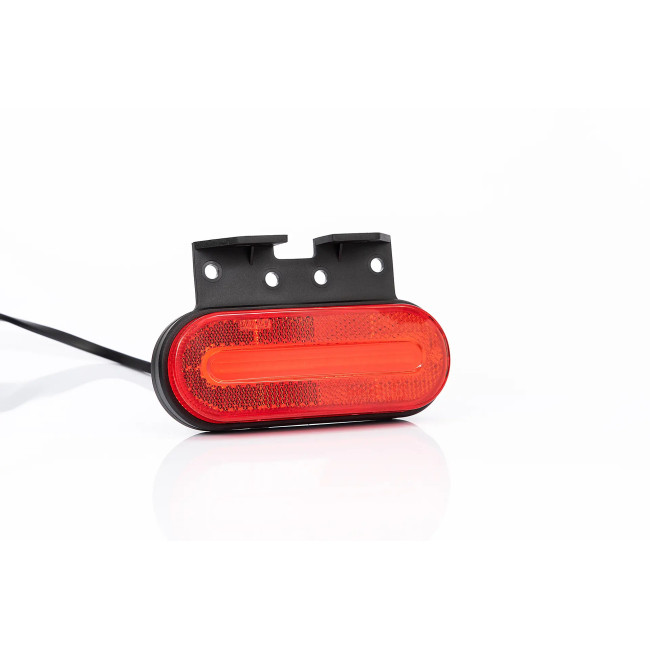 Feu de gabarit LED 12-36V rouge [ADR] Câble 0,5m / fix. à plat
