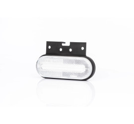 Feu de gabarit LED 12-36V blanc [ADR] Connecteur 2x0,75mm² 0,5m / fix. à 90°