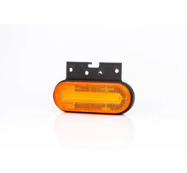 Feu de gabarit LED 12-36V orange Câble 0,5m / fix. à 90°