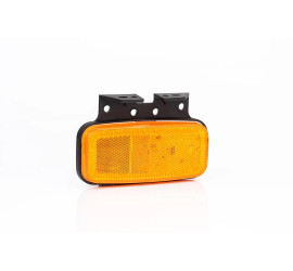 Feu de gabarit rect. LED 12-36V orange Connecteur 2x1,50mm² 0,5m / fix. à 90°