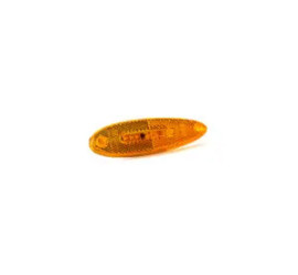 Feu de gabarit ovale LED 12-36V orange Adhésif
