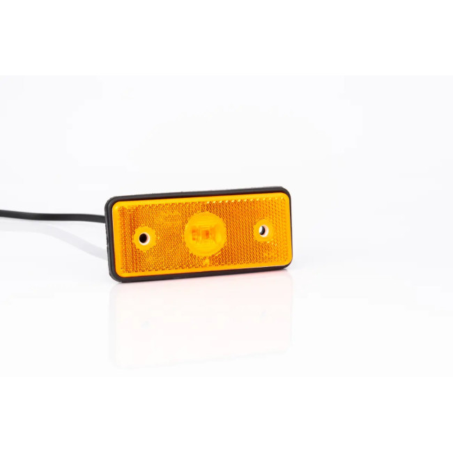 Feu de gabarit LED rect. orange Câble 2x0,75mm²