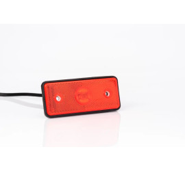 Feu de gabarit LED rect. rouge Câble 2x0,75mm²