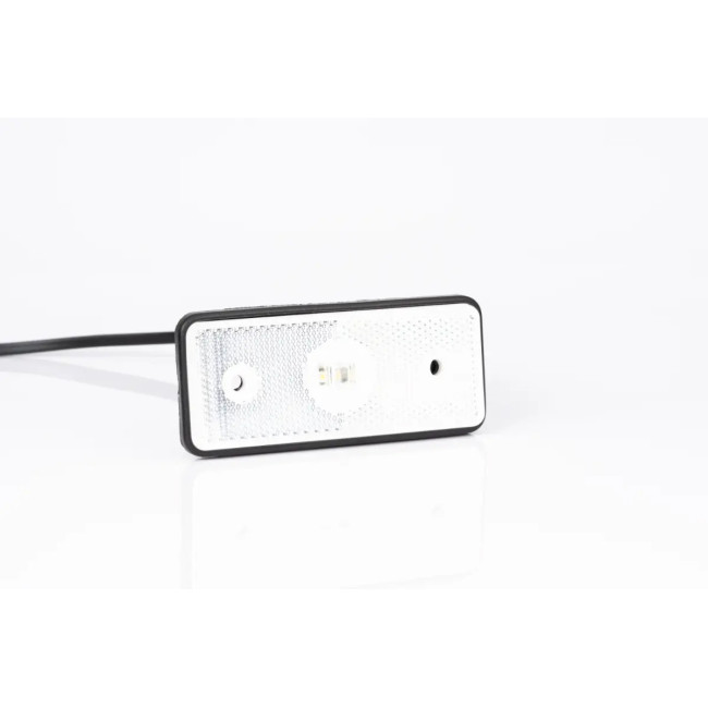Feu de gabarit LED rect. blanc Connecteur 2x0,75mm²