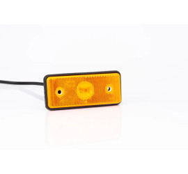 Feu de gabarit LED rect. orange Connecteur 2x0,75mm²