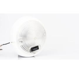 Plafonnier LED 12-36V 143mm blanc Avec interrupteur