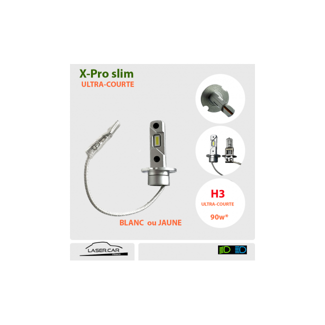 ampoule LED H3 slim 90w