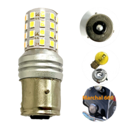Ampoules à LED 6 ou 12V BA21s Longues portées ou Antibrouillard