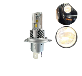 Ampoules à LED H4 12V Code/Phare blanche ou jaune Turbo