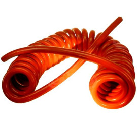 Cable batterie a spirales rouge