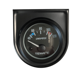 copy of 12V black background water temperature gauge