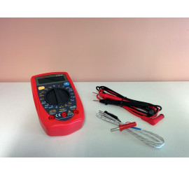 multímetro digital con medición de la temperatura