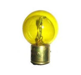 Ampoule 6V 45/40W jaune BA21d