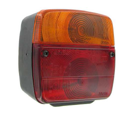 taillight with license plate light