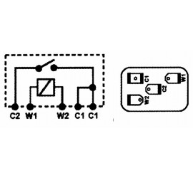 standard type relay LUCAS SRB111, SRB 113