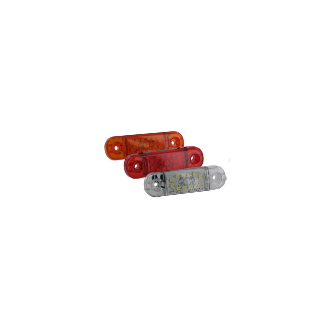 Fuoco 12 rosso LED modello sottile