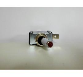 Metal red LED switch ON/ON