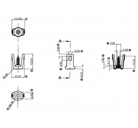 Lug distributor/coil screw