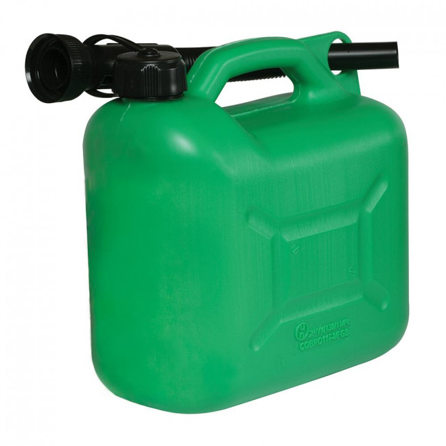plastic fuel canister 5 L green
