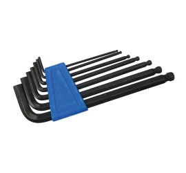 Game 7 hex keys metric ball head from 2.5 to 10 mm