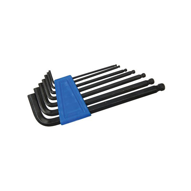 Game 7 hex keys metric ball head from 2.5 to 10 mm