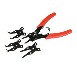 Set of 5 snap ring pliers