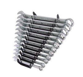 Set of 12 combination wrenches 8-19 mm