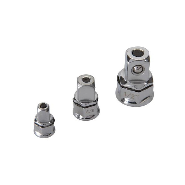 Set of 3 adapters for ratchet