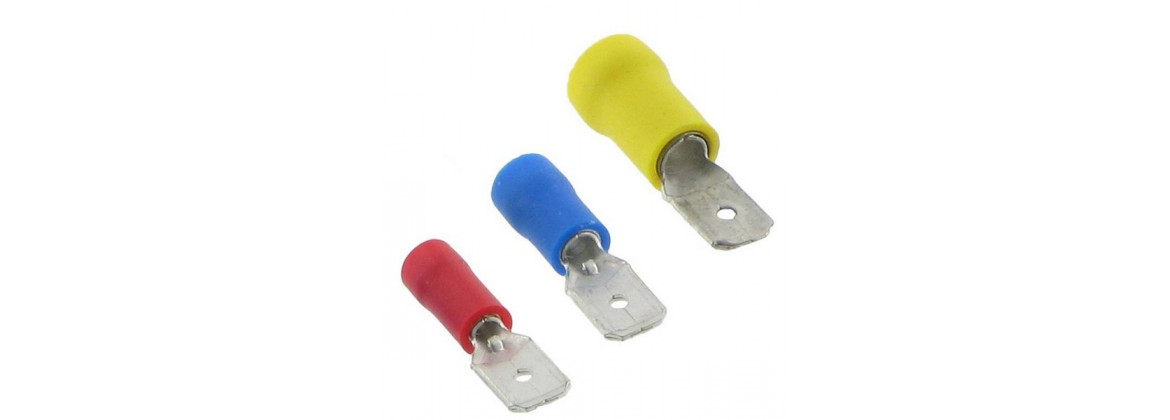 Male spade lugs | Electricity for classic cars
