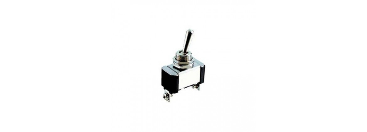 Metal lever switches unipolar | Electricity for classic cars