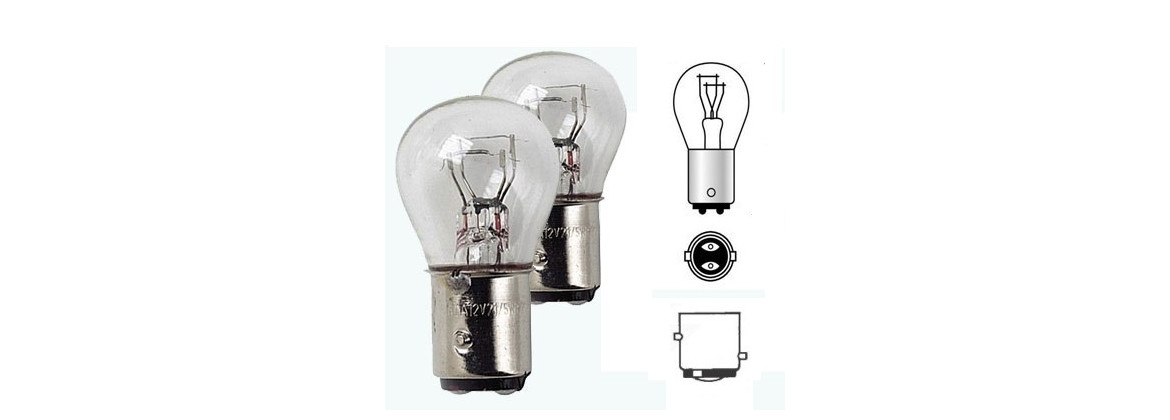 Bulb BAY15d 12V | Electricity for classic cars