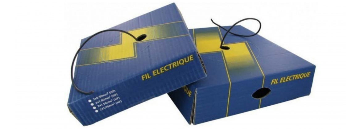 Electric wire, in boxes of 50 metres | Electricity for classic cars