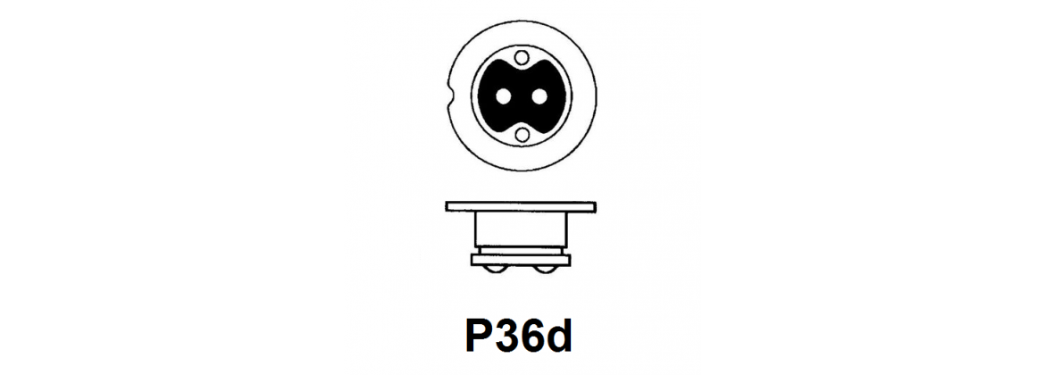 Bulb P36d 12V | Electricity for classic cars