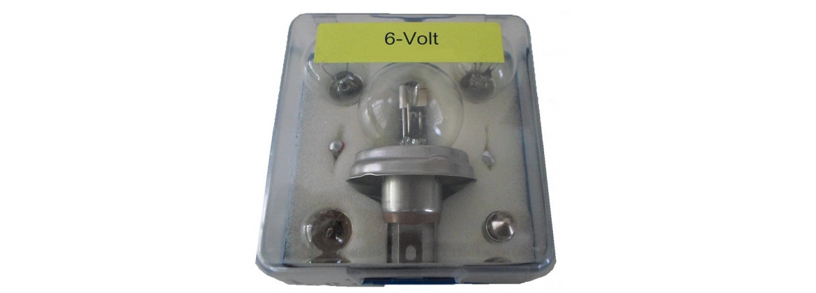 Scatola lampadina 6V | Elettrica per l'auto classica
